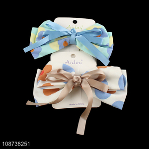 China factory fashion <em>girls</em> elegant bow hairpin <em>hair</em> clip for <em>hair</em> <em>accessories</em>