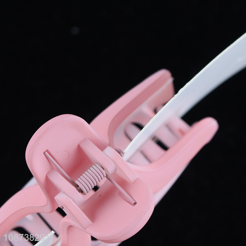 New arrival pink fashionable girls hair claw clips hair accessories