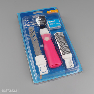 New arrival dead skin shaving board file pedicure tool set for sale