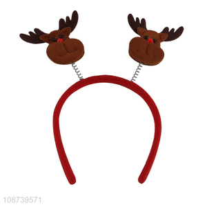 Good price Christmas reindeer hair hoop headband Christmas party headwear