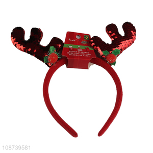 Wholesale Christmas reindeer antler headband for men women girls kids