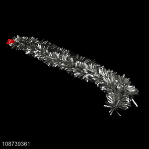 Wholesale metallic Christmas tinsel <em>garland</em> Christmas tree hanging decoration