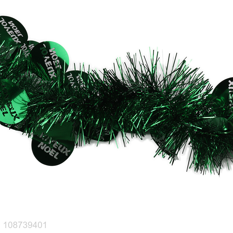 High quality Christmas tinsel garland for Christmas tree party decoration