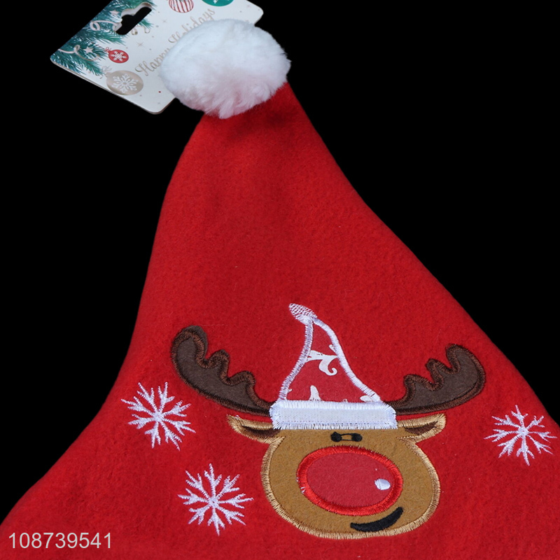 High Quality Non-woven Fabric Christmas Hat Santa Hat Christmas Gifts