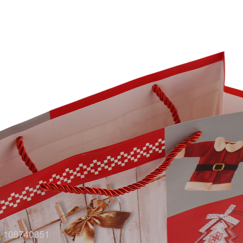 Top quality eco-friendly paper christmas gifts bag tote bag wholesale