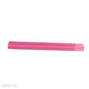 Hot products plastic students <em>stationery</em> straight ruler for drafting supplies