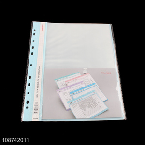 Good selling school office supplies clear pvc A4 <em>file</em> <em>folder</em> wholesale