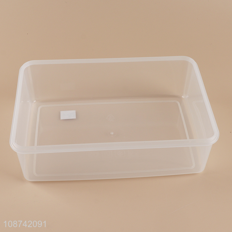 High quality 2000ml bpa free plastic fridge food crisper food container