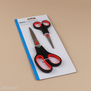 Wholesale 2 pieces stainless steel multipurpose scissors for office and home
