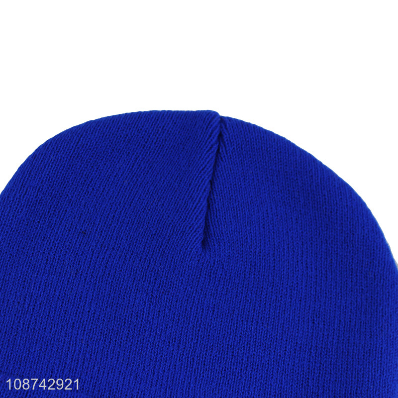 New arrival multicolor fashionable winter knitted beanies hat for men women