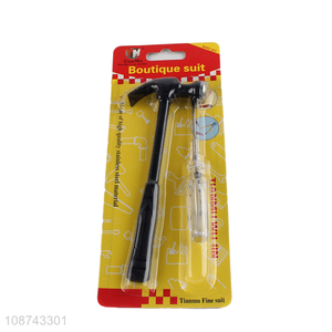 Factory wholesale tools set claw hammer and electrical test pen set