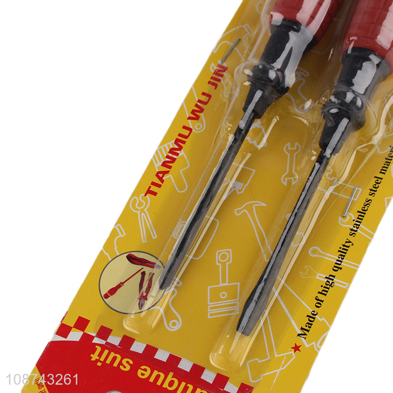 Good quality phillips and flat head screwdriver set repair tools