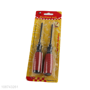 Good quality phillips and flat head screwdriver set repair tools