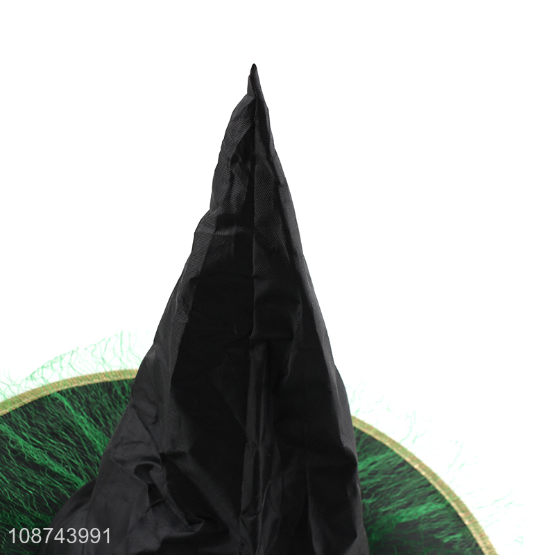 Hot selling Halloween cosplay witch wizard hat for kids and adults