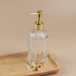 Factory price clear liquid soap dispenser bottle for bathroom accessories