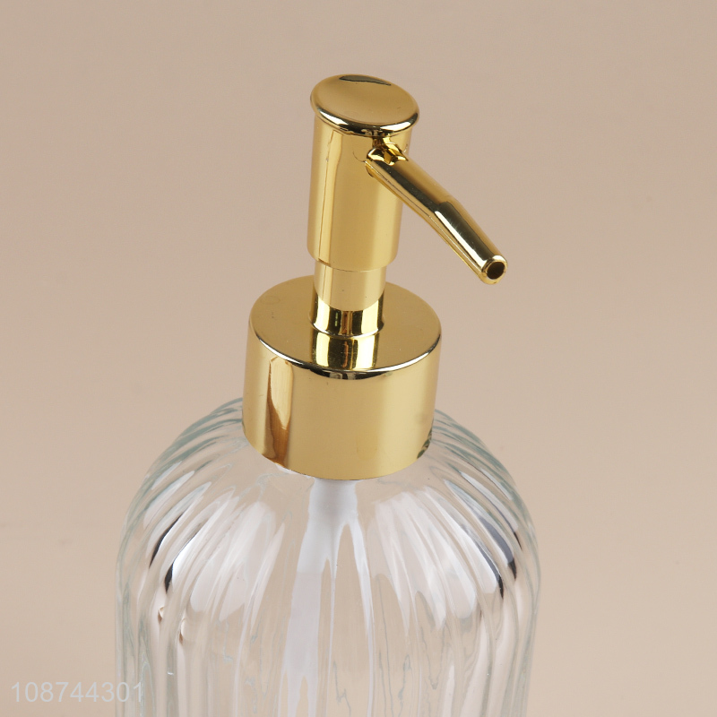 Factory price clear liquid soap dispenser bottle for bathroom accessories