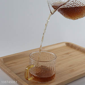 China imports textured glass <em>mugs</em> glass coffee espresso latte cups