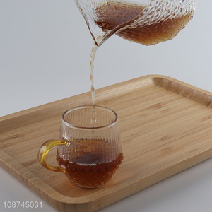 Online wholesale glass milk cups glass coffee <em>mugs</em> glass juice cups