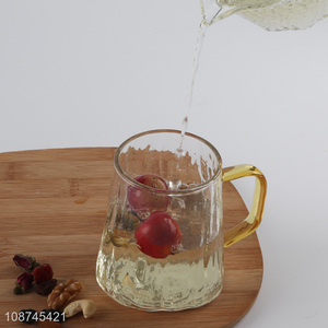 Hot selling heat resistant glass water cup glass beverage coffee mug