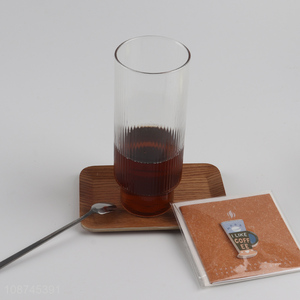 Online wholesale tall heat resistant glass coffee mug glass tea cup
