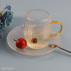 New product transparent glass coffee mug juice tea cup water glasses