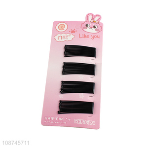 Hot selling 40 pieces metal hair styling clips bobby pins for girls