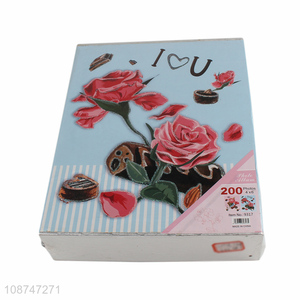 Low price flower cover wedding couple <em>photo</em> <em>album</em> picture memory books