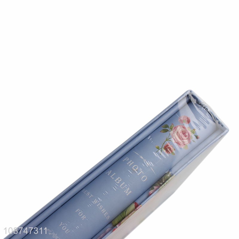 Best price flower cover 200pcs family couple photo album memory book