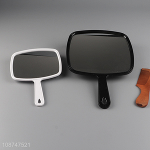 High quality handheld single sided makeup mirror cosmetic tools