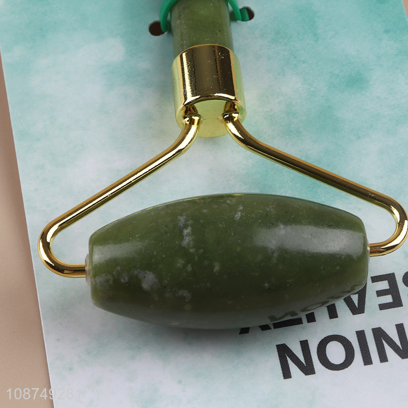 China factory natural jade stone facial massage roller for facial care