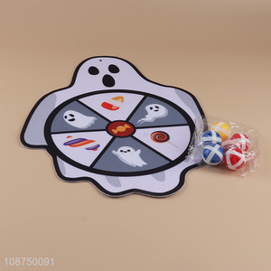 Good quality Halloween ghost dart board toss game with sticky balls