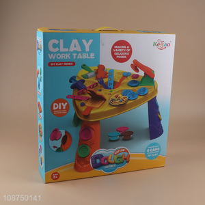 Wholesale clay work table modeling clay with multi-tools for kids