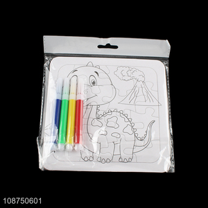 Factory Price DIY Coloring Dinosaur Jigsaw <em>Puzzle</em> Toy