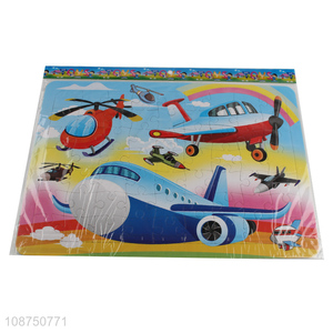 China Factory DIY Painting Airplane Jigsaw <em>Puzzle</em> Toy