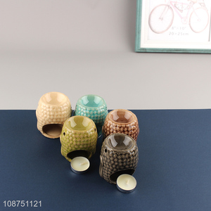 Latest products multicolor ceramic incense burner oil burner