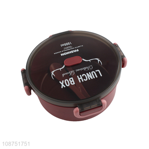 Hot selling airtight plastic <em>meal</em> pre bento lunch box with spoon & fork