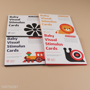 Online wholesale baby visual stimulus cards montessori flash cards