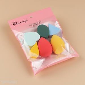 Hot products multicolor soft skin-friendly cosmetic puff makeup sponge