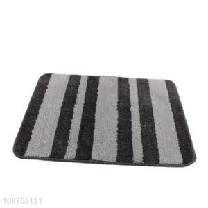 Factory supply non-slip water absorbent bath mat bathroom <em>rug</em>