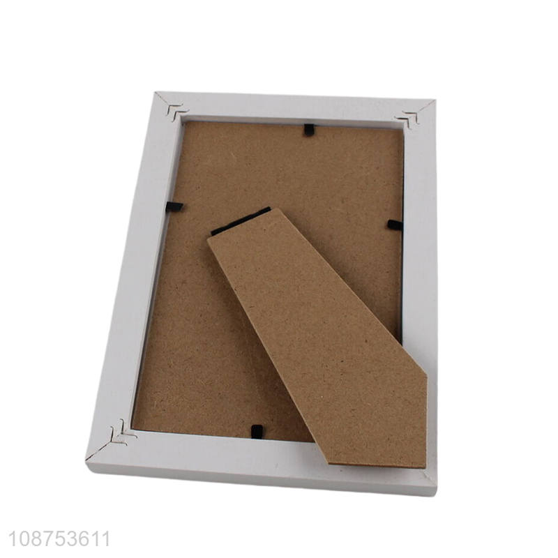 Hot selling mdf family couple rectangle tabletop photo frame wholesale