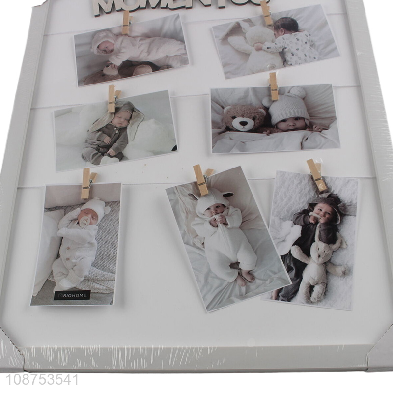 Good quality wall-mounted hanging baby photo frame for decoration