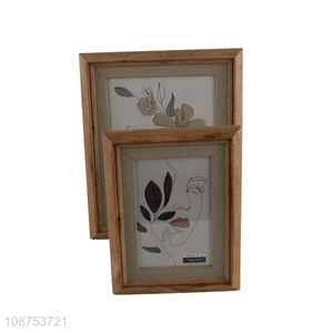 Yiwu market rectangle plastic photo frame picture frame for home décor