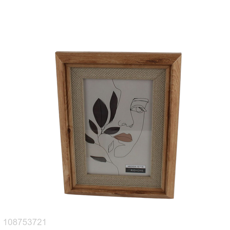Yiwu market rectangle plastic photo frame picture frame for home décor