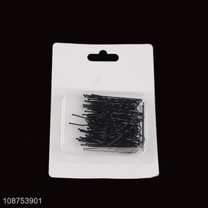Yiwu market 50pcs black simple hairpin <em>hair</em> <em>accessories</em> for <em>girls</em>