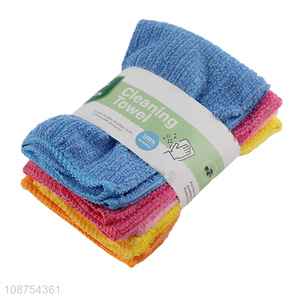 Hot selling multi-purpose microfiber cleaning <em>towel</em> set for kitchen and bathroom