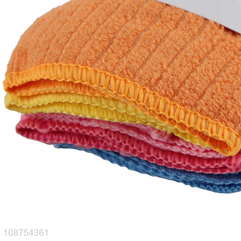 Hot selling multi-purpose microfiber cleaning towel set for kitchen and bathroom