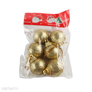Wholesale <em>Christmas</em> tree ornaments plastic shatterproof glitter <em>Christmas</em> <em>balls</em>