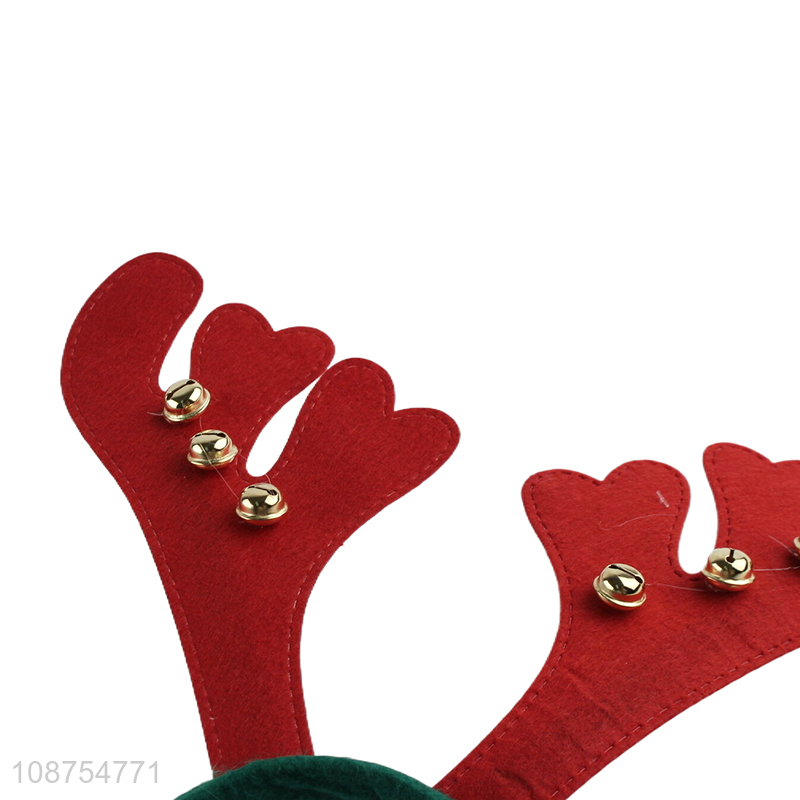 Wholesale Christmas reindeer antler hair hoop holiday headband party favors