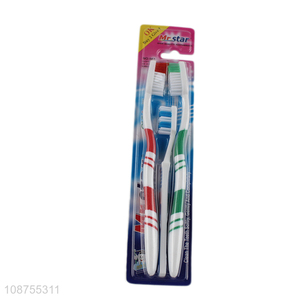 Hot sale soft adult children <em>toothbrush</em> set for tooth cleaning