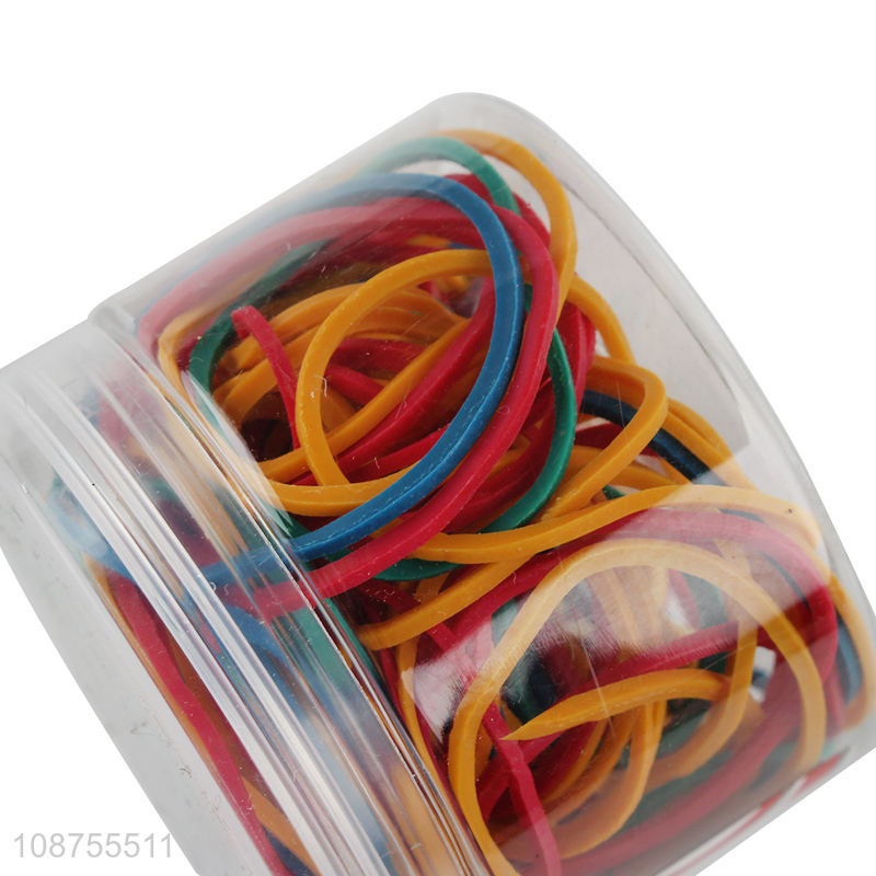 Hot sale colored elastic rubber band set wholesale